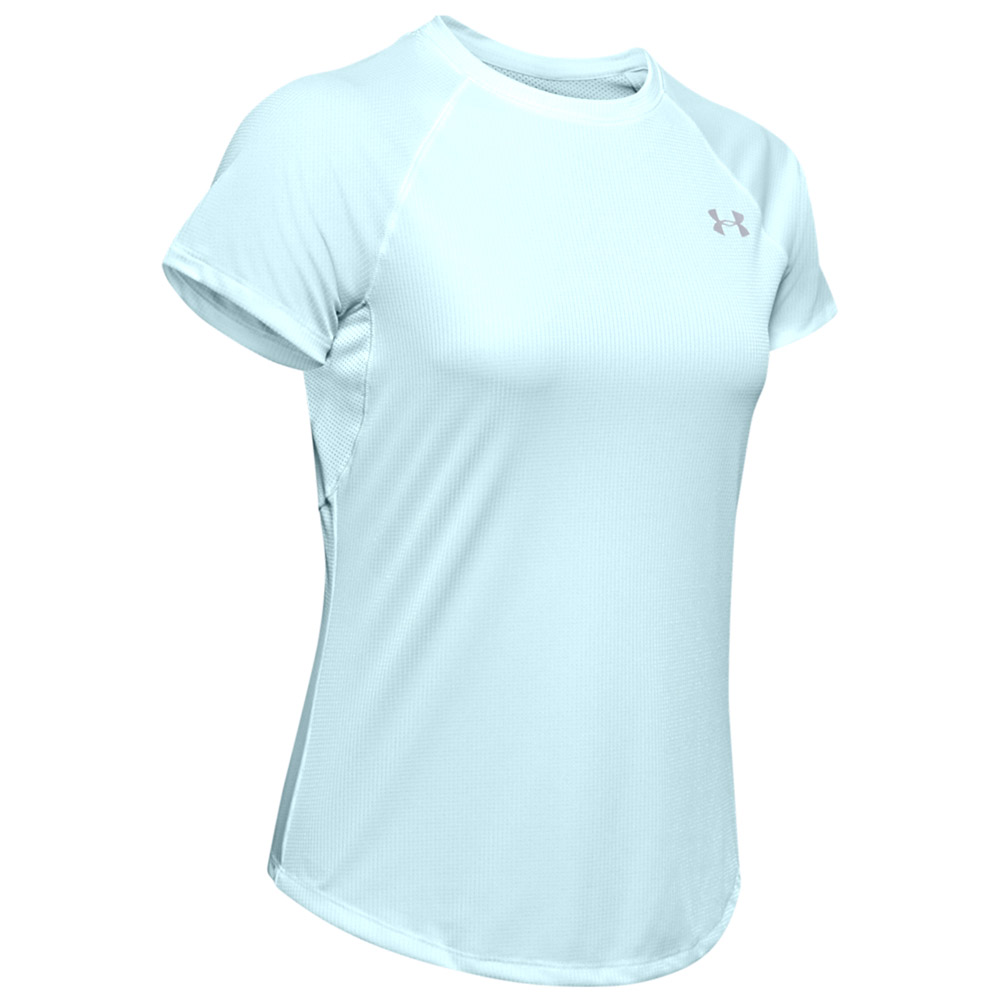 Tricou Under Armour UA SPEED STRIDE SHORTSLEEVE / Femei / L / Albastru deschis photo 1 Tricou Under Armour UA SPEED STRIDE SHORTSLEEVE / Femei / L / Albastru deschis photo 1